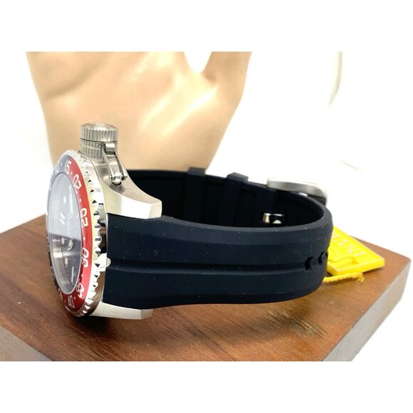 Invicta Mens Watch 35658 Pro Diver Quartz Blue Dial Pepsi Bezel Rubber Band 50mm - Picture 9 of 14